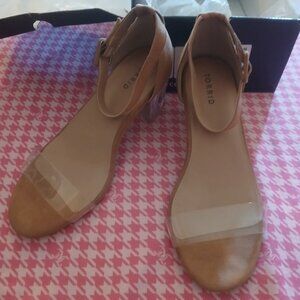 Torrid Medium Brown Translucent Heels